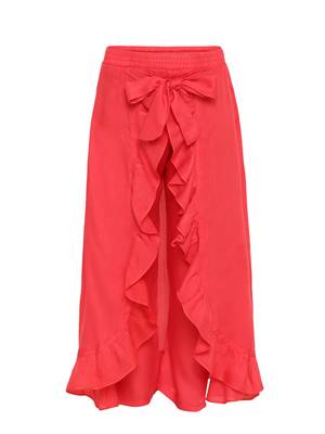Blue Plain Cotton Kids-Tops 3