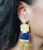Gold earrings