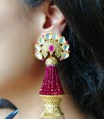 Gold earrings
