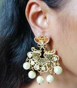 Gold earrings