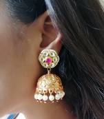 Gold earrings