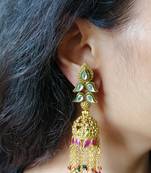Gold earrings
