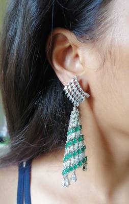 Gold earrings 1