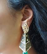 Gold earrings
