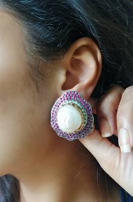 Silver earrings 1