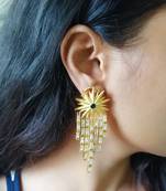 Gold earrings