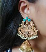 Gold earrings