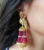 Gold earrings