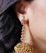 Gold earrings