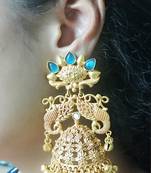 Gold earrings