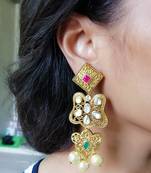 Gold earrings