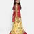 Yellow Embroidered Silk Blend Stitched Kids Lehenga Choli