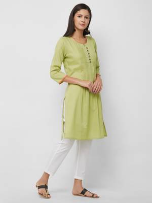 Women's The Anshumi Kurti in Handloom Cotton 3