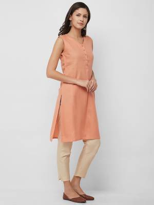 Women's The Kiyara Kurti in Handloom Cotton 3