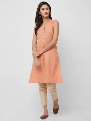 Women's The Kiyara Kurti in Handloom Cotton 4