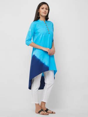 Women's The Rewa Kurti in Tie Dye Cotton 3
