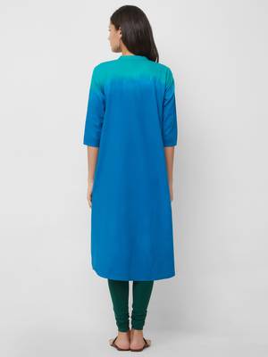 Women's The Raya Kurti in Tie Dye Cotton 2