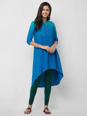 Women's The Raya Kurti in Tie Dye Cotton 3