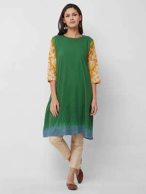 Women's The Jena Kurti in Tie Dye Cotton 1