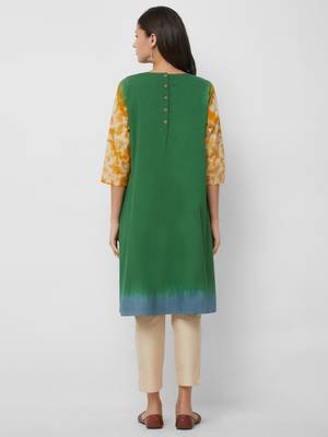 Women's The Jena Kurti in Tie Dye Cotton 2