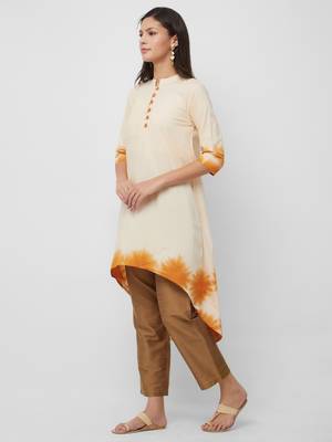 Women's The Amaya Kurti in Tie Dye Cotton 4