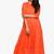 Women's Scarlet anarkali kurta