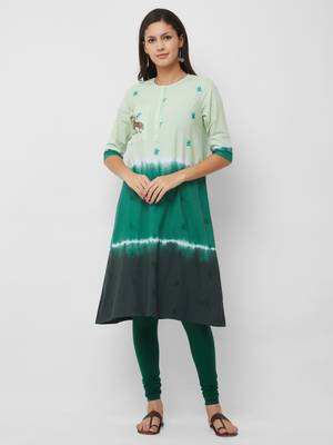 Women's The Swara Tie Dye Kurti 1