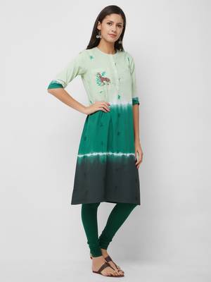 Women's The Swara Tie Dye Kurti 3
