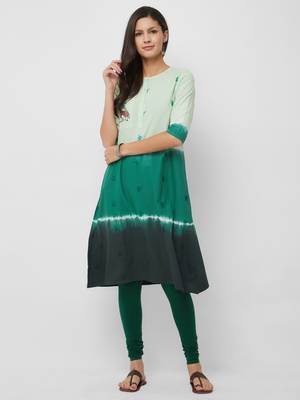 Women's The Swara Tie Dye Kurti 4