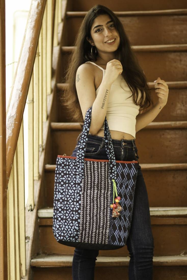 Cotton Batik Tote Bag