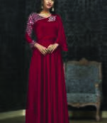 Maroon Georgette Islamic Tunics