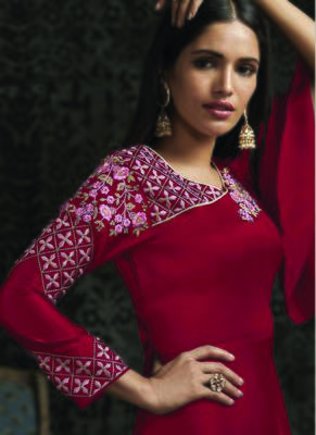 Maroon Georgette Islamic Tunics 2