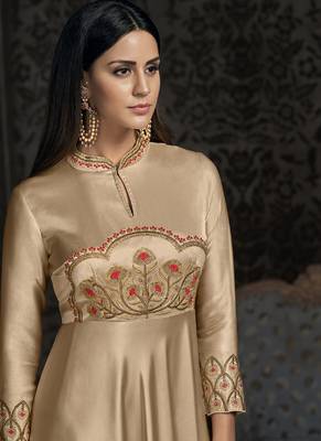 Cream Georgette Islamic Tunics 2