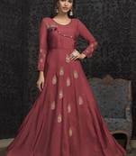 Dark Maroon Silk Islamic Tunics