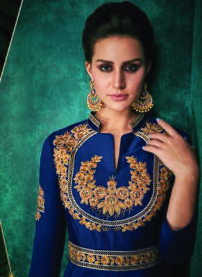 Blue Silk Islamic Tunics 2