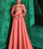 Peach Silk Islamic Tunics