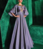 Light Violet Silk Islamic Tunics