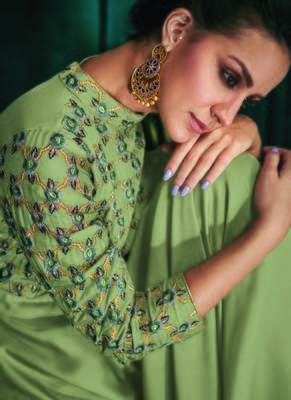 Olive Silk Islamic Tunics 2