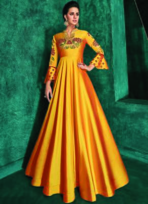 Yellow Silk Islamic Tunics 1