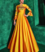 Yellow Silk Islamic Tunics