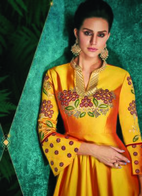 Yellow Silk Islamic Tunics 2