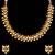 Traditional Indian Bollywood Paisley Design Pearl Polki Necklace Set