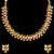 Traditional Indian Bollywood Paisley Design Pearl Polki Necklace Set