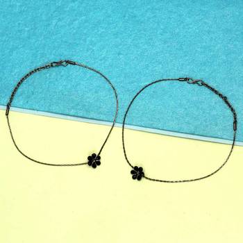 Black anklets 1