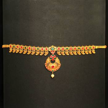 Maroon waist-belt 2