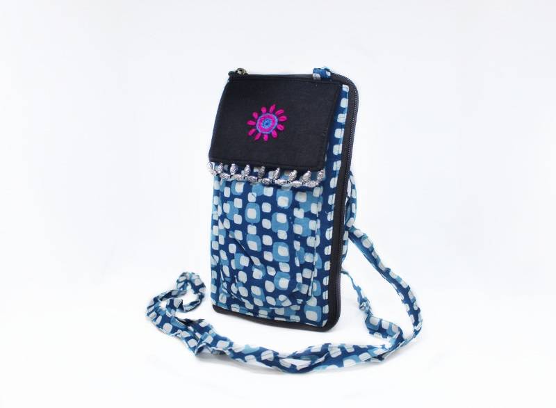 Cotton Batik Mobile Sling