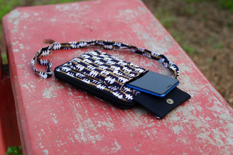 Cotton Batik Mobile Sling