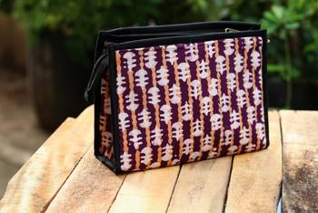 3 Compartment Cotton Batik Pouch 1