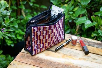3 Compartment Cotton Batik Pouch 3
