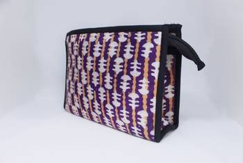 3 Compartment Cotton Batik Pouch 5